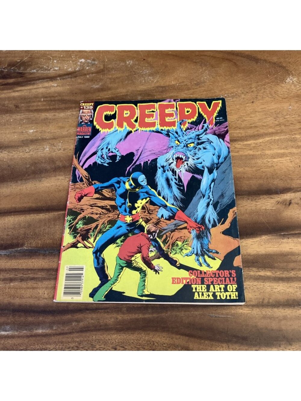 Vintage Creepy #139 Magazine Warren Publishing July 1982